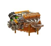 Figura motorizada del modelo del motor para adultos niños STEM Educación de aprendizaje con componentes mecánicos realistas Escritorio Figura decorativa