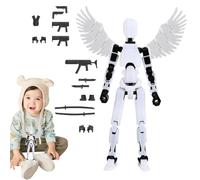 Figura móvil conjunta múltiple,Modelo móvil articular múltiple - Figuras de acción multiarticulares impresas en 3D | Juguetes robóticos de escritorio, juguetes múltiples, figuras de acción