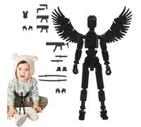 Figura móvil multiarticulaciones, modelo móvil multiarticulaciones | Figuras de acción multiarticular impresas en 3D - Juguete robot de escritorio, juguete, figuras de ac