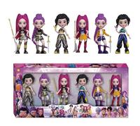 Figura Muñecas Set de 6 Figuras Juguetes Guerreras de Serie Animada, Ideal para Coleccionistas y Regalo para Fans