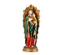 Figura Nuestra Señora del Perpetuo Socorro Resina Pintada a Mano 30 cm