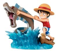Banpresto Figura de acción Monkey D. Luffy Vs Local Sea Monster One Piece 7 cm Multicolor BP88406
