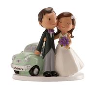 Dekora - Decoracion Boda | Figuras Novios para Tarta de Boda - Just Married