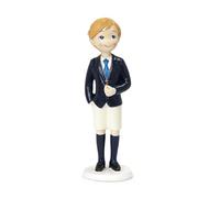 Figura pastel Comunión niño rubio pantalón corto 16cm.