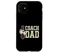 Figura paterna de Coach Dad Baseball Sports Carcasa para iPhone 11