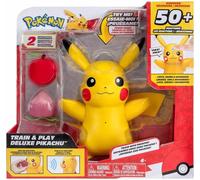 Figura Pikachu Deluxe Train And Play 4.5 Pulg Con Luces Y Sonido