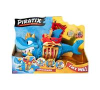 Figura Piratix Magic Box King Shark Capitán Hermitt articulada multicolor