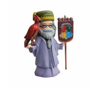 Figura plastoy harry potter albus dumbledore & fenix estandarte hogwarts