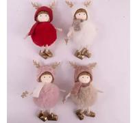 Figura pomposa en disfraz con cuernos - 14 cm, varios tipos