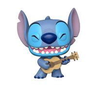 POP Funko Jumbo Disney: Lilo & Stitch - Stitch with Ukulele | Merchandising Oficial de Cartoon/Animation - Figura de Vinilo Coleccionable para Decoración - Regalo Friki de Cumpleaños