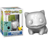 Funko pop jumbo pokemon s6 bulbasaur plateado efecto metalico 10pulgadas edicion especial exclusivo 59874