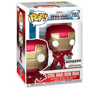 Pop Figura Marvel Civil War Captain America - Civil War Iron Man Esclusiva Funko