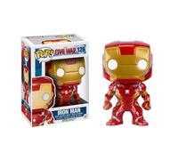 Funko Pop Bobble – Capitán América Guerra Civil – Iron Man – Figura de vinilo (7224)