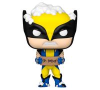 Funko Pop! Marvel: Holiday - Wolverine with Sign - Figura de Vinilo Coleccionable - Idea de Regalo- Mercancia Oficial - Juguetes para Niños y Adultos - Movies Fans - Muñeco para Coleccionistas