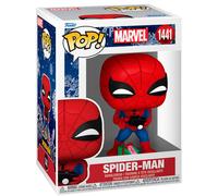 Funko Pop! Marvel: Spider-Man with Open Gift | Merchandising Oficial de Superheroes - Figura de Vinilo Coleccionable para Decoración - Regalo Friki de Cumpleaños