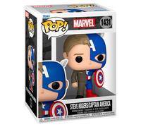 Figurine Funko Pop Marvel Split Captain America Steve Rogers