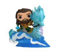 POP Funko Rides Deluxe: Aquaman on Storm (Aquaman and The Lost Kingdom) | Merchandising Oficial de Superheroes - Figura de Vinilo Coleccionable para Decoración - Regalo Friki de Cumpleaños