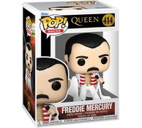 Funko Pop! Rocks: Queen - Freddie Mercury with Cape - Figura de Vinilo Coleccionable - Idea de Regalo - Mercancia Oficial - Juguetes para Niños y Adultos - Music Fans - Muñeco para Coleccionistas