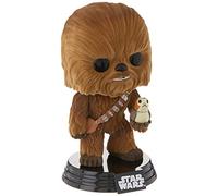 Figura Pop! Star Wars Episode VIII The Last Jedi Chewbacca with PORG Flocked Exclusive