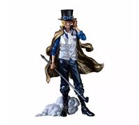 Figura banpresto one piece premium sabo the metallic 30cm