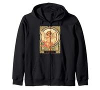 Figura querubina Cupido con Guirnalda y Flores Sudadera con Capucha