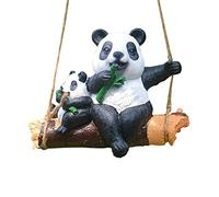ＡＷＨＡＯ Figura Realista de Animal Golden Retriever Estatuita de Animal Modelo PVC con Detalles Precisos para Decoración Regalo Exhibición Colección, Panda