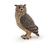Papo Figura pintada a mano Búho cornudo – Animales del bosque, coleccionable para niños desde 3 años