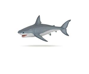 Figura Realista de Tiburón Blanco, Colección Mundo Marino, Niños 3+ | Juego educativo sobre un gran depredador de los océanos | 17.8 x 11.8 x 6.2 cm | pintada a mano | regalo para niños hoy
