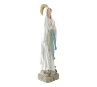Figura religiosa decorativa - Estatua de la Virgen María | Virgen bendita, decoración de figuras religiosas, escultura católica de María, decoración religiosa, iglesia católica para el hogar, boda