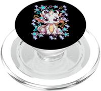 Figura retro de cuento de hadas para niñas y niños PopSockets PopGrip para MagSafe