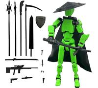 Figura robot impresa: juguete 3D futurista único, robot coleccionable de ciencia ficción posable | Decoraciones de escritorio de estrés coleccionable modelo de diseño mecánico realista