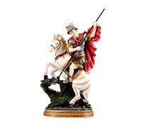 Figura San Jorge con EL Caballo Y EL DRAGÓN (20_cm)