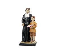 Figura San Juan Bautista de la Salle Patron de los educadores y docentes de Resina 6x5x15 cm
