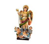 Figura San Rafael Arcangel de la Salud y la sanacion fisica y Espiritual de Resina Pintado a Mano 6x4x10 cm