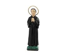 Figura Santa Gema de Galgani simbolo de fe y penitencia de Resina Pintada a Mano de 8 cm