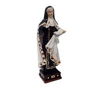 Figura Santa Teresa De Jesús Adorno 11Cm. Resina Peana Decoración
