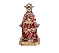 Figura Señor de la Justicia (Jesucristo en el Momento de ser condenado por Poncio Pilatos) de Resina Pintado a Mano 10x10x20 cm