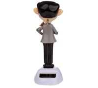 Figura Solar Mr. Bean Con Osito Teddy 15 Cms