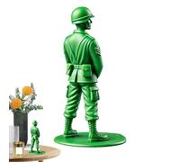 Figura Soldado De Resina - 7cm | Juguete Soldado Verde, Figuras Retro De Ejército, Soldados Interactivos Clásicos | Modelo Ďe Personaje Đe Dibujos Animados, para Adultos