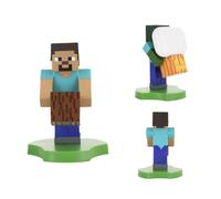 FIGURA Soporte Cable Guys Minecraft Steve - Soporte para auriculares y TV...