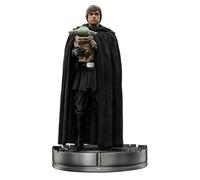 Figura Star Wars The Mandalorian Estatua 1/10 Art Scale Luke Skywalker y Grogu 21 cm