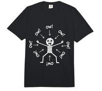 Figura Stick Man Dolor Expresión Humor Viejo Dolor Comfort Colors Adult Heavyweight T-Shirt