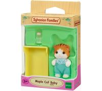 Figura Sylvanian Bebé Gato Acerdo Maple Cat Baby Familias Epoch 5291