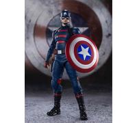 Figura tamashi nations capitan america john walker marvel the falcon and the winter soldier s.
