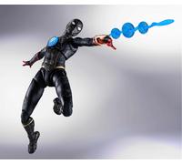 Figura tamashii nations marvel spider - man no way home spider - man traje negro & dorado sh figuarts