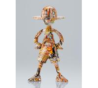 Figura tamashii nations one piece artcanvas escala 1 - 8 - 1000logs anniversary - luffy