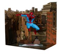 Figura The Amazing Spider-Man Marvel Estatua Diorama Gold Label 18 cms