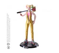 Figura the noble collection bendyfigs dc comics aves de presa harley quinn con mazo