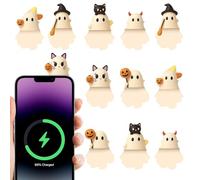 Figura Topper de la Funda del Teléfono - Accesorio para la decoración del smartphone, ataque de personaje | Ornamento de estilo creativo con diseño compacto, pieza estética portátil,