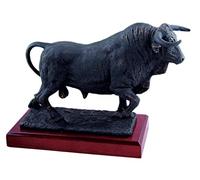 Figura Toro de lidia, trofeo toro bravo PERSONALIZADO con dedicatoria